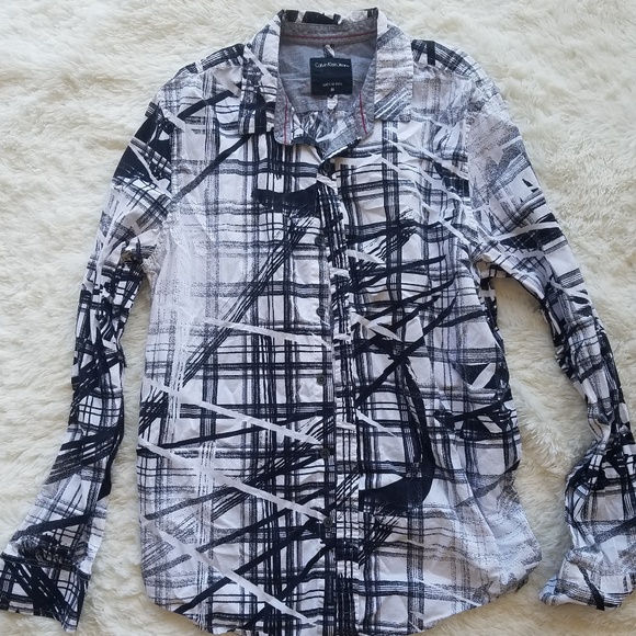 Calvin Klein Jeans • Men Button Down - Picture 1 of 3